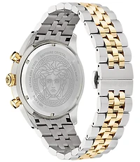 Versace Men's Chrono Master Two Tone Stainless Steel Bracelet Watch
