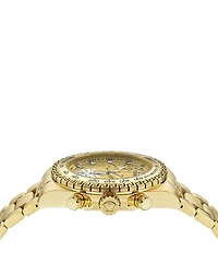 Versace Men's Chrono X Gold Tone Stainless Steel Bracelet Watch