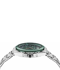 Versace Men's Greca Reaction GMT Automatic Stainless Steel Bracelet Watch