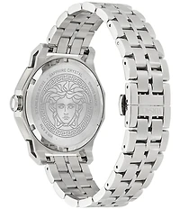 Versace Men's Medusa Deco Analog Stainless Steel Blue Guilloche Bracelet Watch