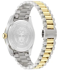 Versace Men's Millennyium Mechanical Automatic Two Tone Stainless Steel Bracelet Watch