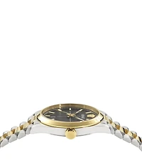 Versace Men's Millennyium Mechanical Automatic Two Tone Stainless Steel Bracelet Watch