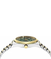 Versace Men's Millenyium Automatic Two Tone Stainless Steel Bracelet Watch