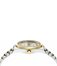 Versace Men's Millenyium Automatic Two Tone Stainless Steel Bracelet Watch