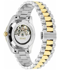 Versace Men's Millenyium Automatic Two Tone Stainless Steel Bracelet Watch