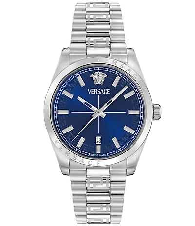 Versace Men's Millenyium Mechanical Automatic Stainless Steel Bracelet Watch