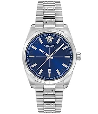 Versace Men's Millenyium Mechanical Automatic Stainless Steel Bracelet Watch