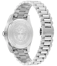 Versace Men's Millenyium Mechanical Automatic Stainless Steel Bracelet Watch