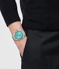 Versace Men's Millenyium Mechanical Automatic Stainless Steel Bracelet Watch