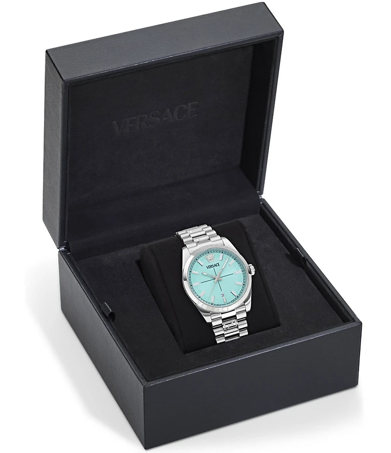 Versace Men's Millenyium Mechanical Automatic Stainless Steel Bracelet Watch