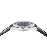 Versace Men's Millenyium Quartz Analog Leather Strap Watch