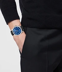 Versace Men's Millenyium Quartz Analog Leather Strap Watch