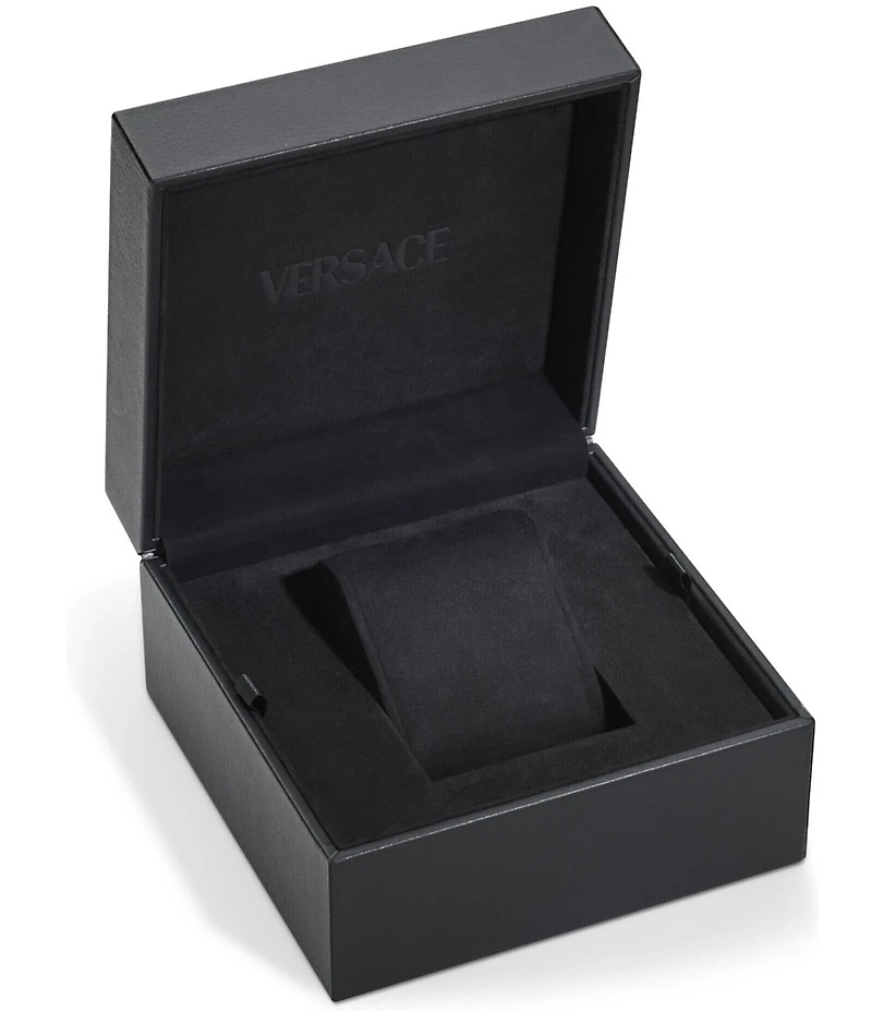 Versace Men's Millenyium Quartz Analog Leather Strap Watch