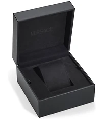 Versace Men's Millenyium Quartz Analog Leather Strap Watch