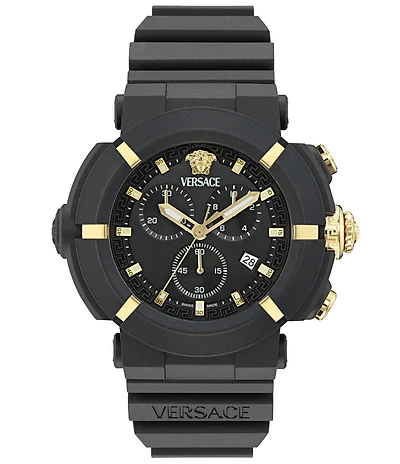 Versace Men's Real Active Chronograph Strap Watch