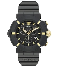 Versace Men's Real Active Chronograph Strap Watch