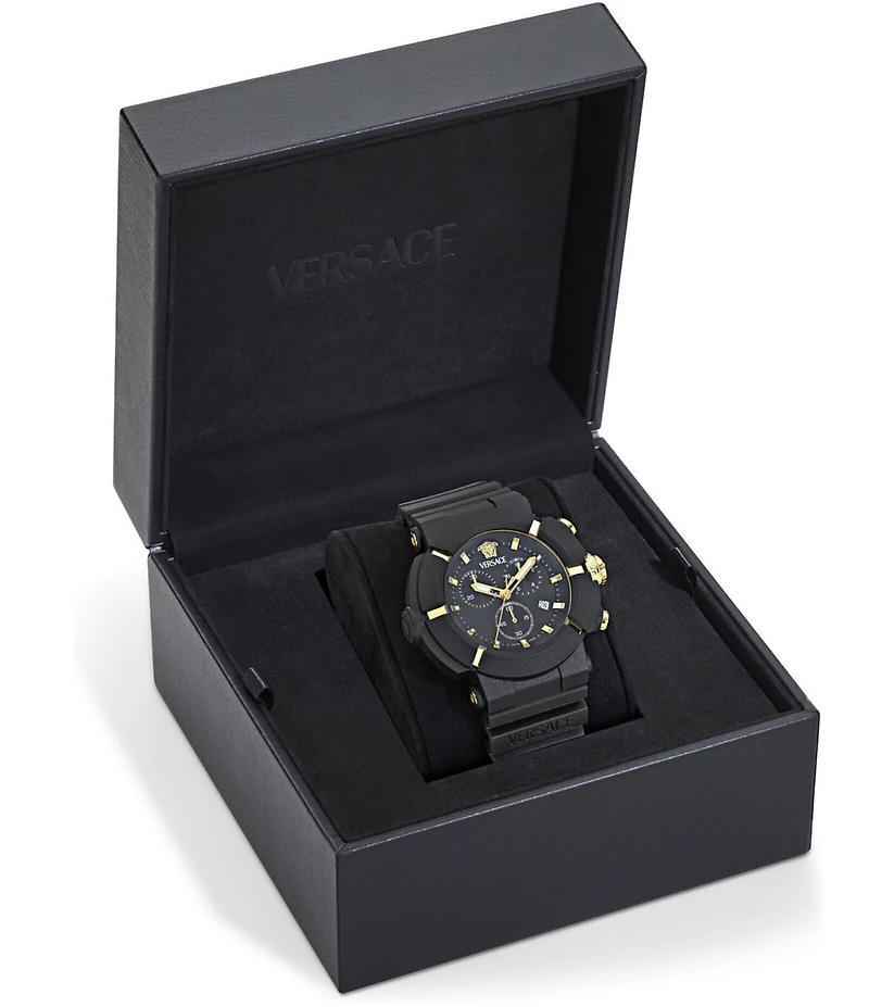 Versace Men's Real Active Chronograph Strap Watch