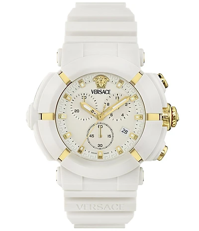 Versace Men's Real Active Chronograph Strap Watch