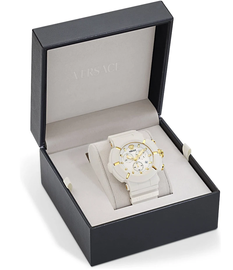 Versace Men's Real Active Chronograph Strap Watch