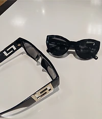 Versace Men's Rectangular 57mm Sunglasses