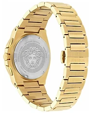 Versace Men's Tolomeo Chronograph Gold Tone Stainless Steel Bracelet Watch