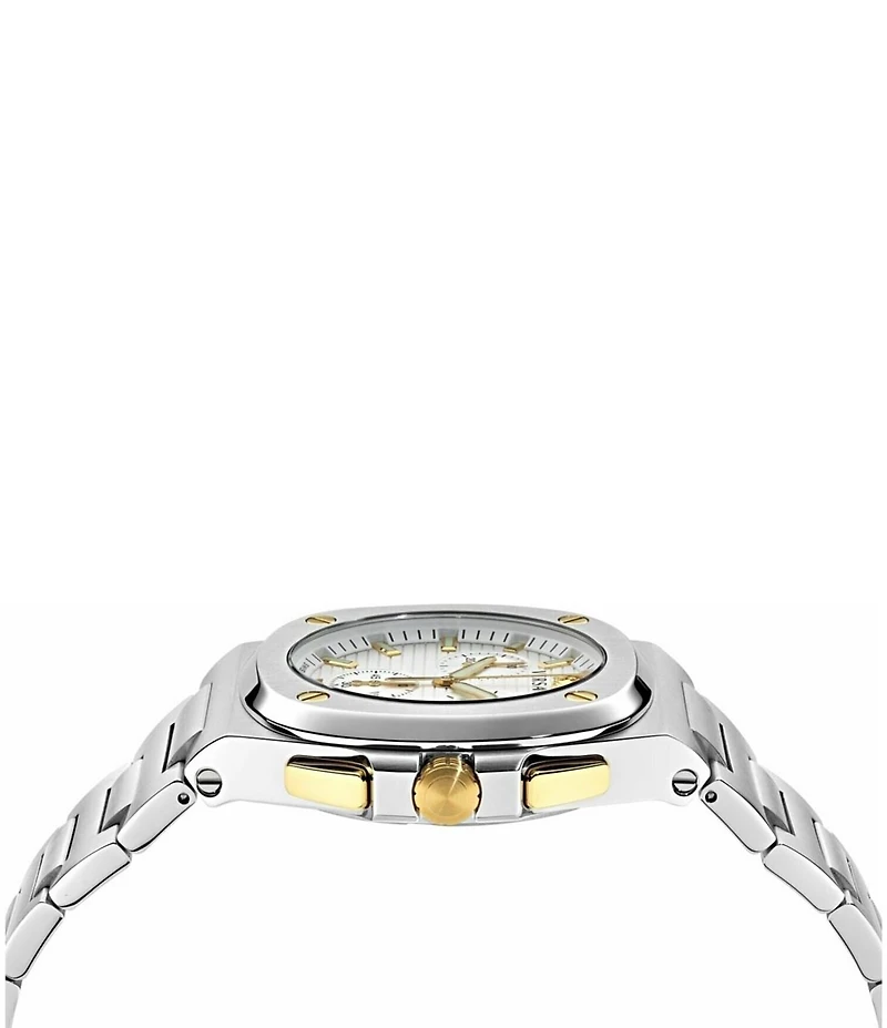 Versace Men's Tolomeo Chronograph Stainless Steel Bracelet Watch