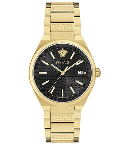 Versace Men's V-Auria Mechanical Automatic Stainless Steel Bracelet Watch