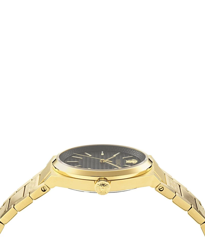 Versace Men's V-Auria Mechanical Automatic Stainless Steel Bracelet Watch