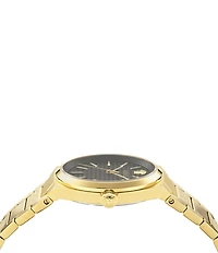 Versace Men's V-Auria Mechanical Automatic Stainless Steel Bracelet Watch