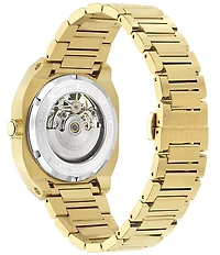 Versace Men's V-Contempo GMT Automatic Gold Tone Stainless Steel Bracelet Watch