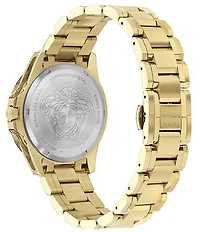 Versace Men's V-Galaxy Moonphase Chronograph Stainless Steel Bracelet Watch