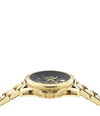 Versace Men's V-Galaxy Moonphase Chronograph Stainless Steel Bracelet Watch