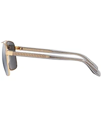 Versace Men's Ve2174 59 Polarized Square Sunglasses