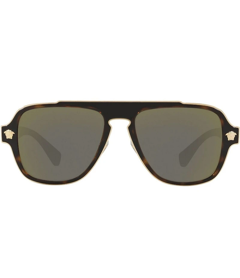 Versace Men's Ve2199 56mm Aviator Sunglasses