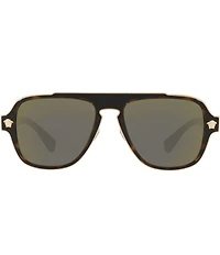Versace Men's Ve2199 56mm Aviator Sunglasses