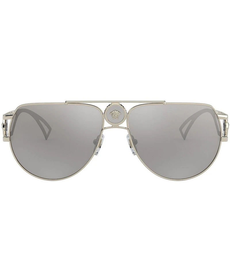 Versace Men's Ve2225 60mm Aviator Sunglasses
