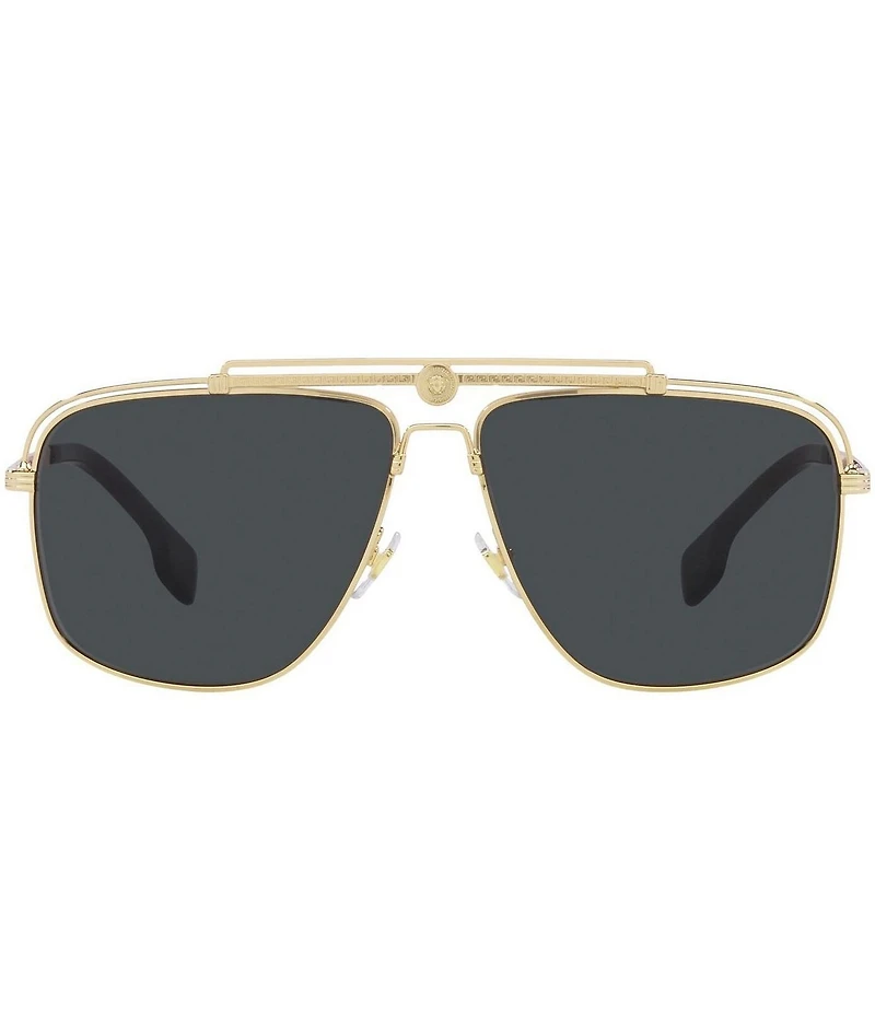 Versace Men's Ve2242 61mm Rectangle Sunglasses