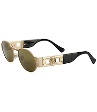 Versace Men's VE2264 56mm Oval Sunglasses