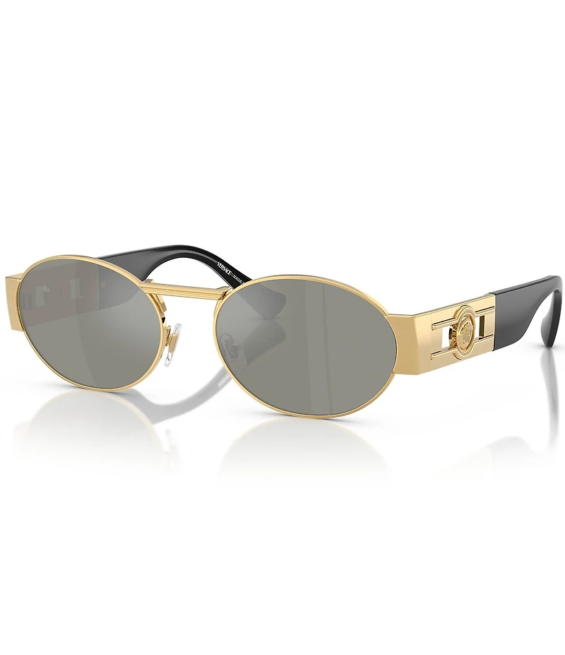 Versace Men's VE2264 56mm Oval Sunglasses
