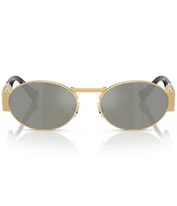 Versace Men's VE2264 56mm Oval Sunglasses