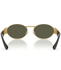 Versace Men's VE2264 56mm Oval Sunglasses