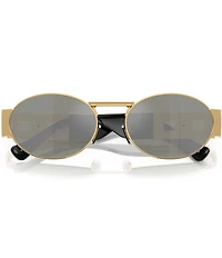 Versace Men's VE2264 56mm Oval Sunglasses