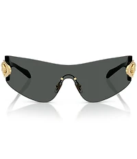 Versace Unisex VE2280 42mm Wraparound Shield Sunglasses