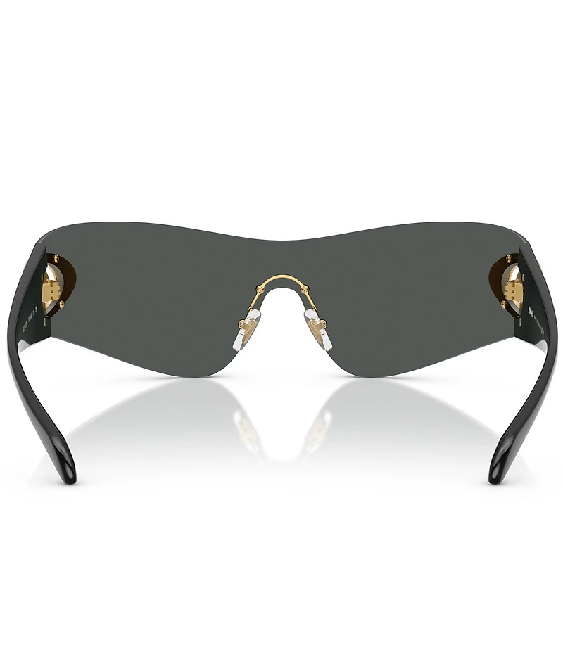 Versace Unisex VE2280 42mm Wraparound Shield Sunglasses