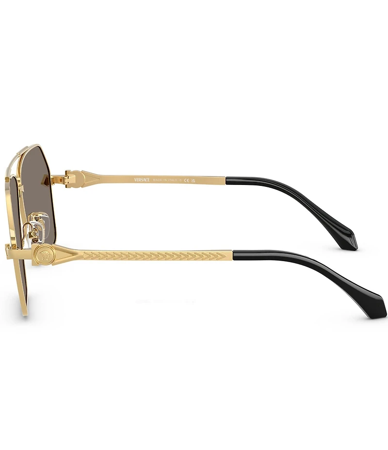 Versace Men's VE2284 63mm Square Sunglasses