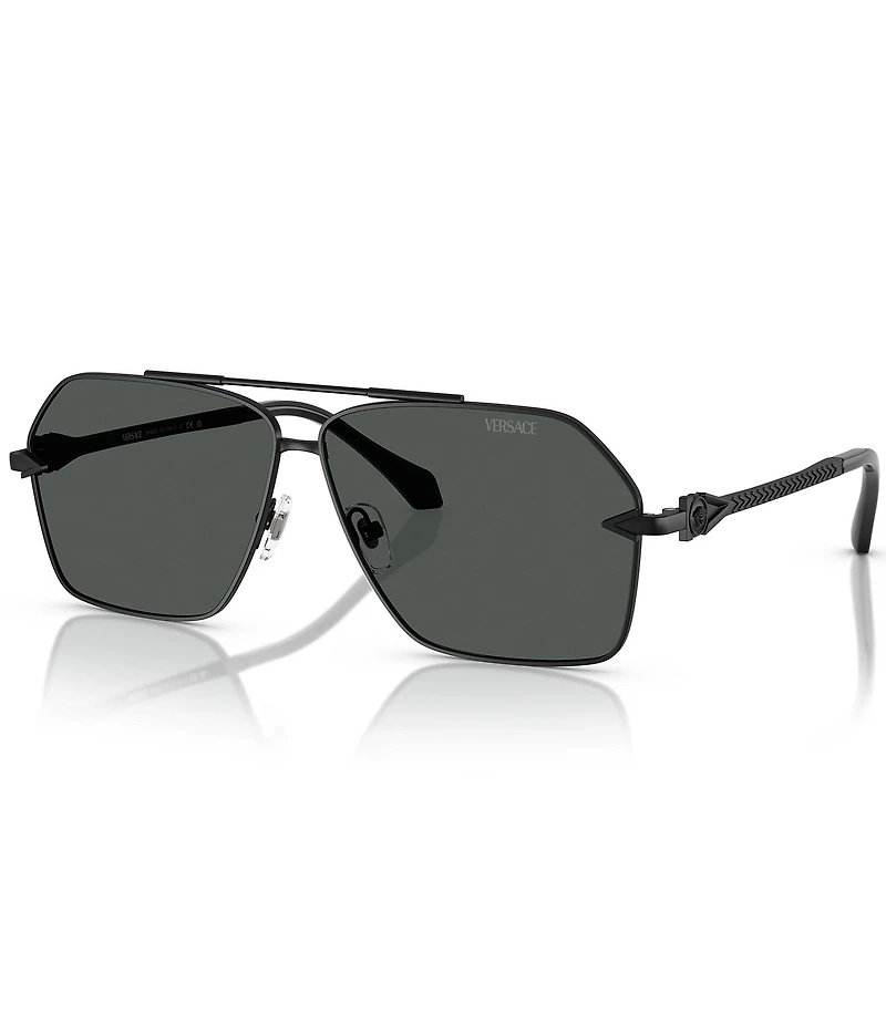 Versace Men's VE2284 63mm Square Sunglasses