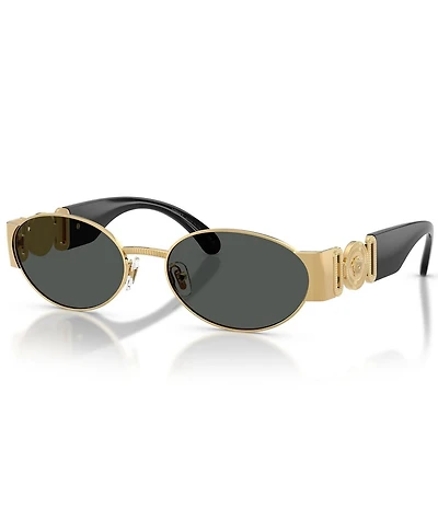 Versace Men's VE2299 56mm Oval Sunglasses