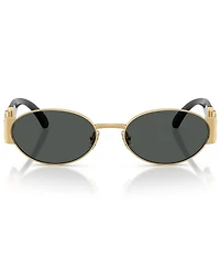 Versace Men's VE2299 56mm Oval Sunglasses