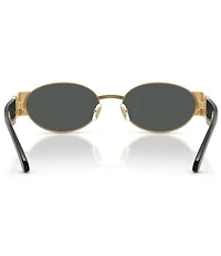 Versace Men's VE2299 56mm Oval Sunglasses