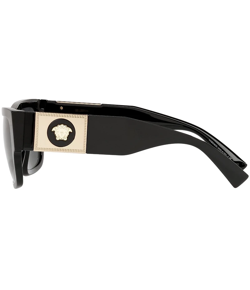 Versace Men's Ve4406 56mm Rectangle Sunglasses